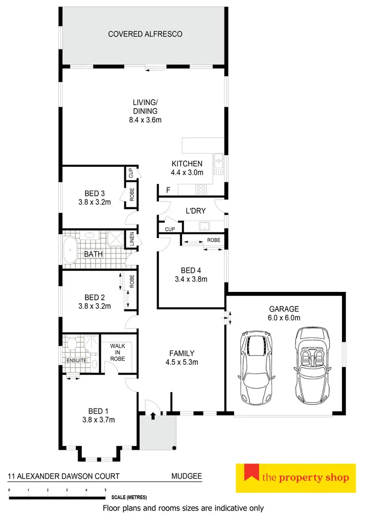 Floorplan of Homely house listing, 11 Alexander Dawson Court, Mudgee NSW 2850