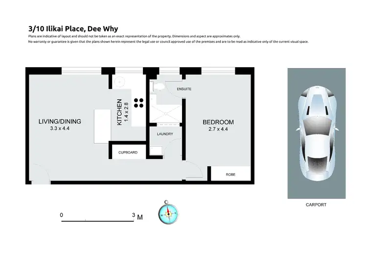 Floorplan of Homely apartment listing, 3/10 Ilikai Place, Dee Why NSW 2099