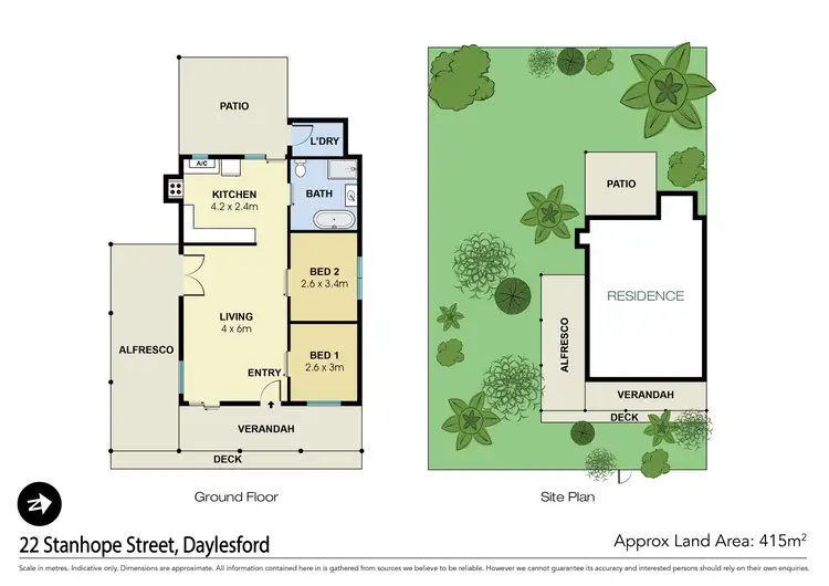 Floorplan of Homely house listing, 22 Stanhope Street, Daylesford VIC 3460