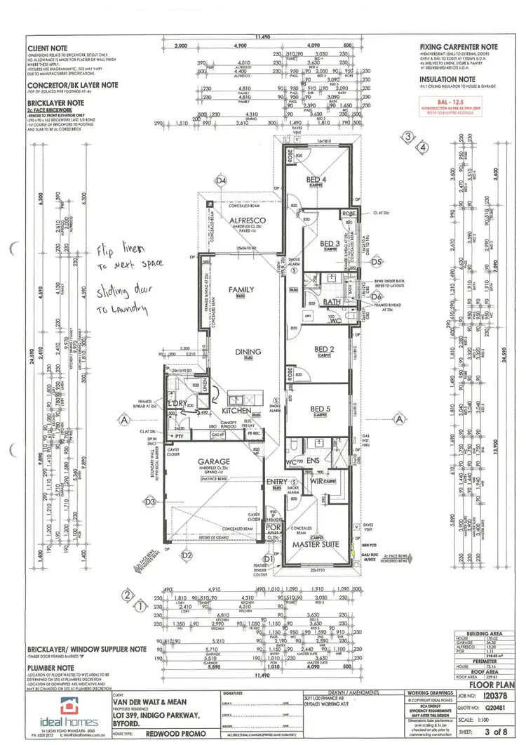 Floorplan of Homely house listing, 14 Indigo Parkway, Byford WA 6122