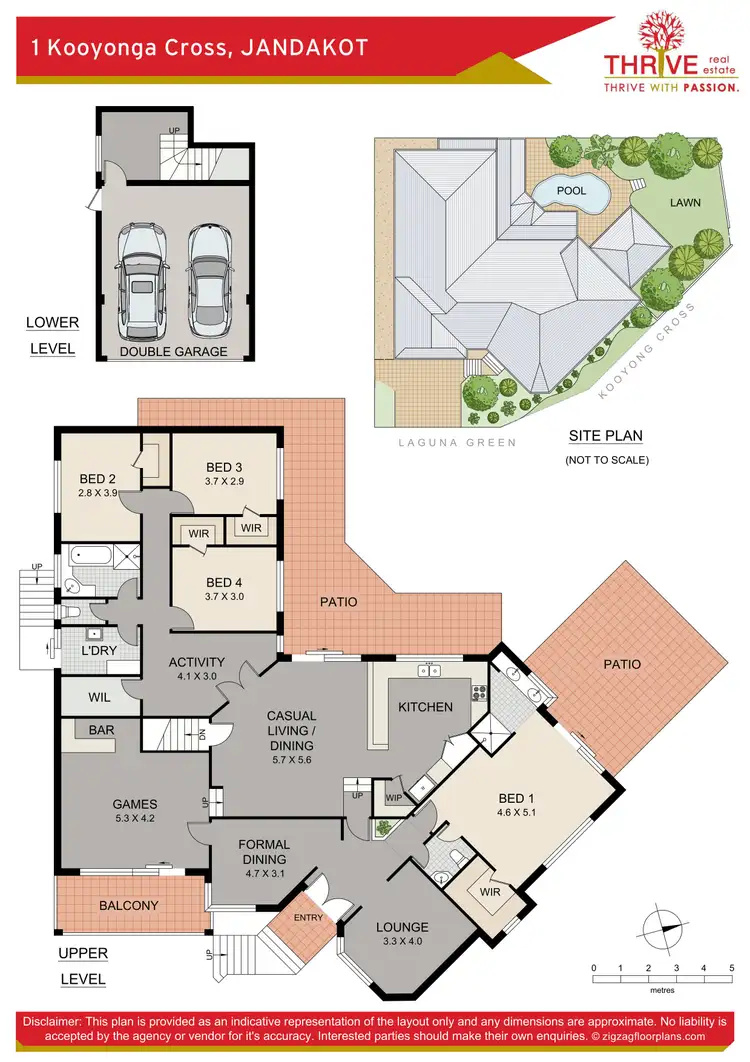 Floorplan of Homely house listing, 1 Kooyonga Cross, Jandakot WA 6164