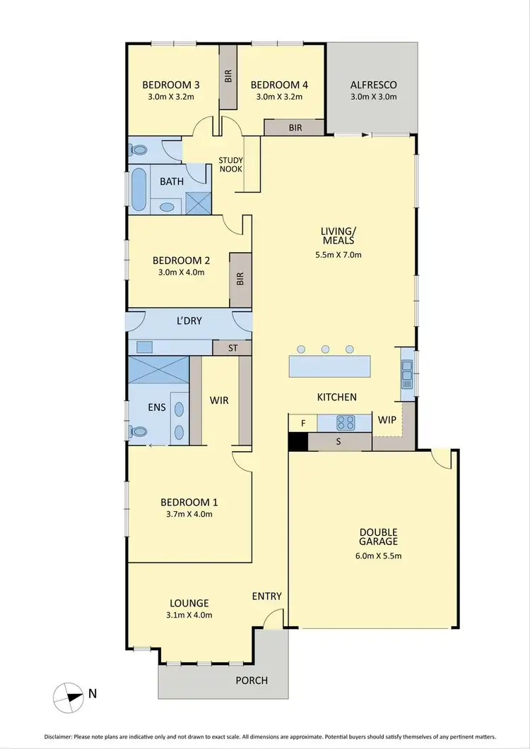 Floorplan of Homely house listing, 3 Mullins Way, Sunbury VIC 3429