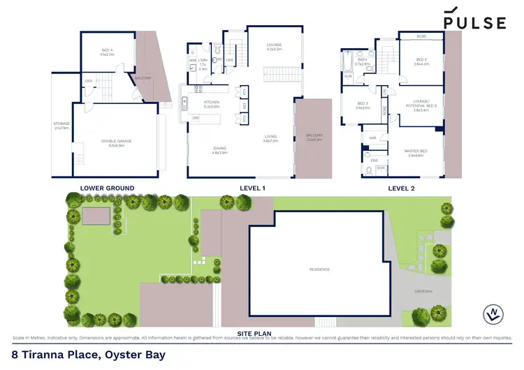 Floorplan of Homely house listing, 8 Tiranna Place, Oyster Bay NSW 2225