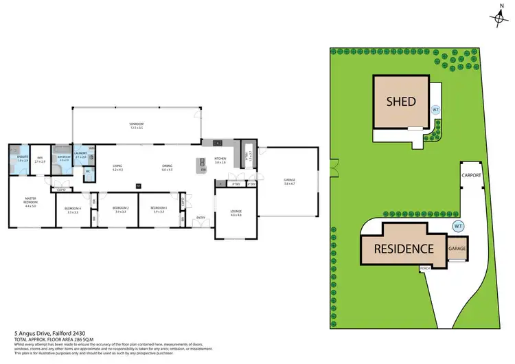 Floorplan of Homely house listing, 5 Angus Drive, Failford NSW 2430