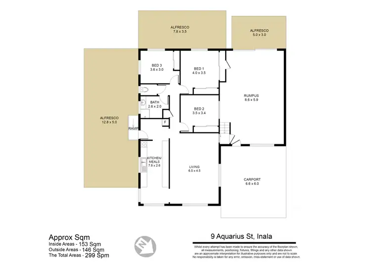 Floorplan of Homely house listing, 9 Aquarius Street, Inala QLD 4077