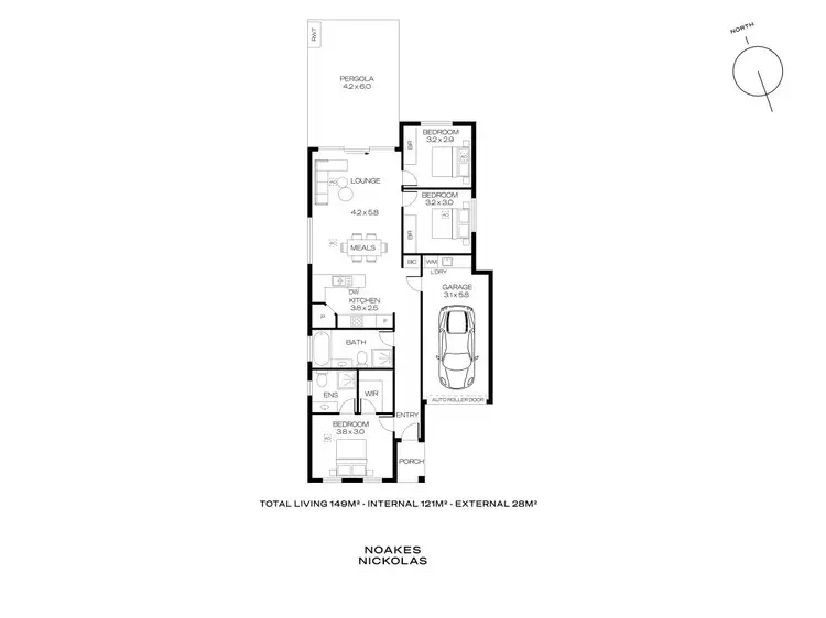 Floorplan of Homely house listing, 128B Raglan Avenue, South Plympton SA 5038
