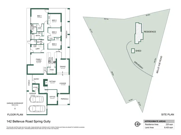 Floorplan of Homely house listing, 142 Belle Vue Road, Spring Gully VIC 3550