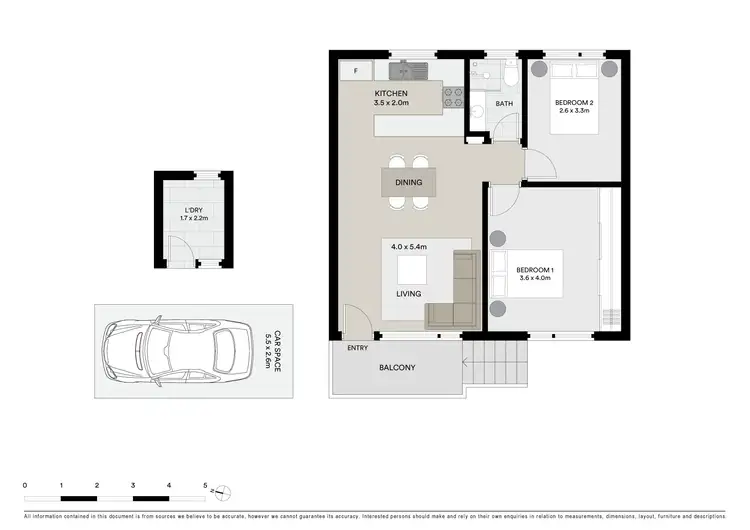 Floorplan of Homely unit listing, 3/40 Pacific Parade, Dee Why NSW 2099