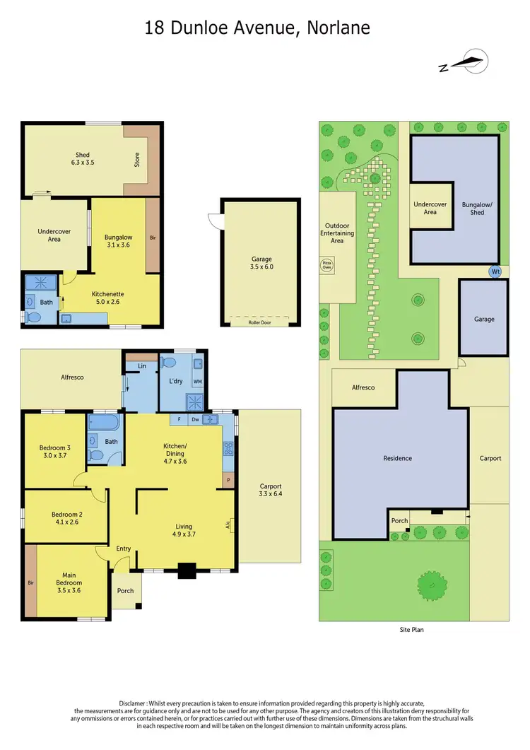 Floorplan of Homely house listing, 18 Dunloe Avenue, Norlane VIC 3214