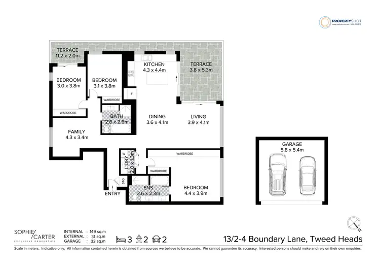 Floorplan of Homely apartment listing, 13/2-4 Boundary Lane, Tweed Heads NSW 2485