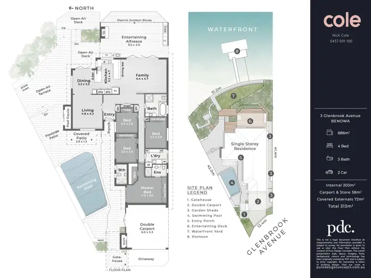 Floorplan of Homely house listing, 3 Glenbrook Avenue, Benowa Waters QLD 4217