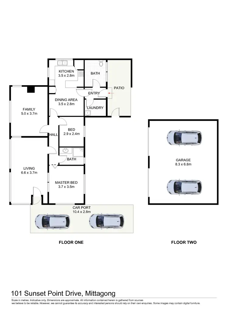Floorplan of Homely house listing, 101 Sunset Point Drive, Mittagong NSW 2575