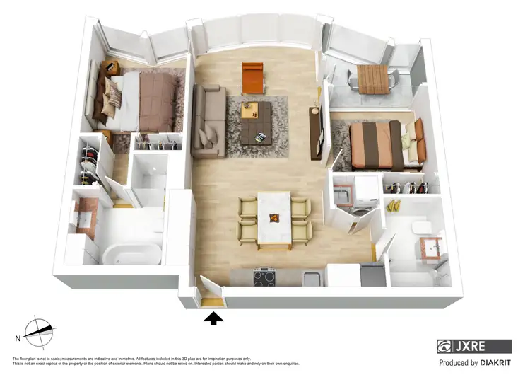 Floorplan of Homely unit listing, 704/681 Chapel Street, South Yarra VIC 3141