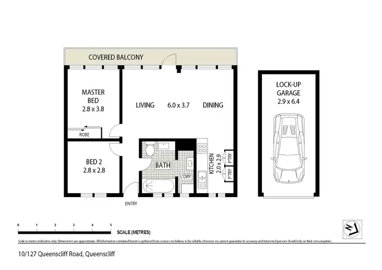 Floorplan of Homely unit listing, 10/127 Queenscliff Road, Queenscliff NSW 2096
