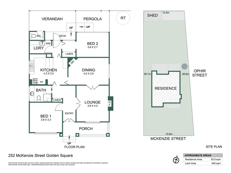 Floorplan of Homely house listing, 252 MacKenzie Street, Golden Square VIC 3555