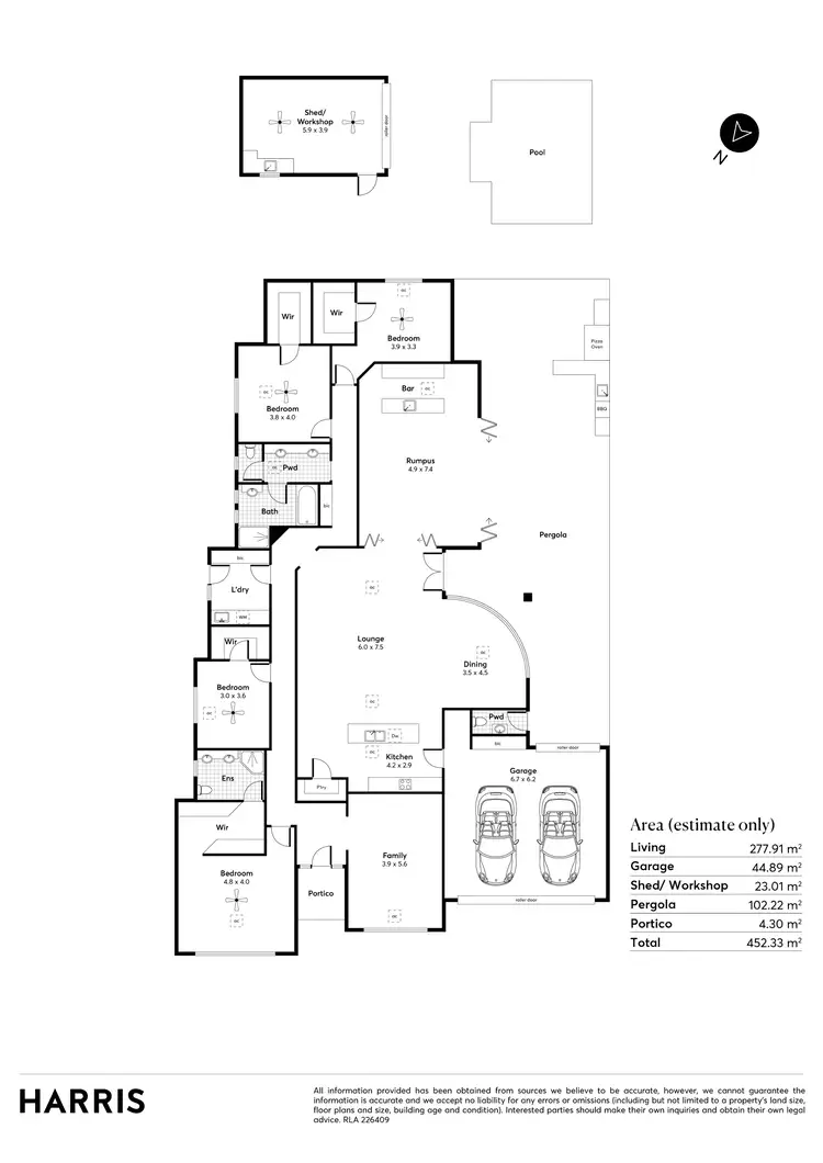Floorplan of Homely house listing, 92 Reid Avenue, Magill SA 5072