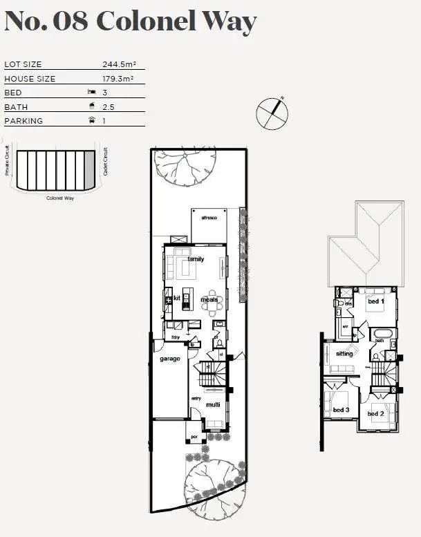 Floorplan of Homely house listing, 8 Colonel Way, Jordan Springs NSW 2747