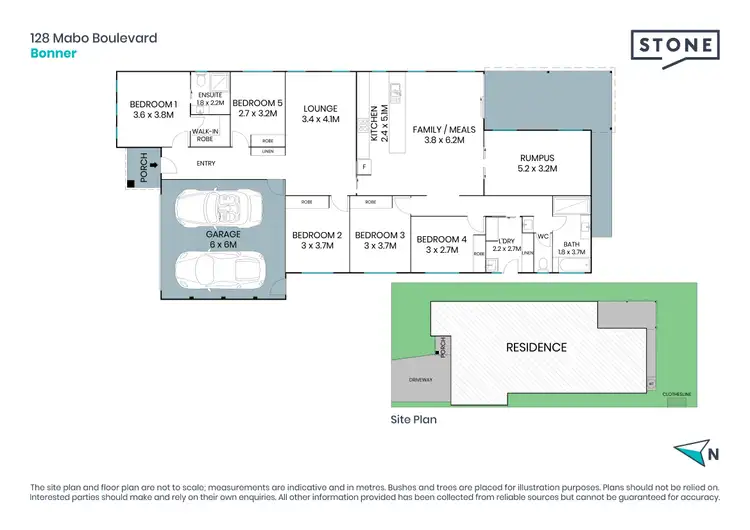 Floorplan of Homely house listing, 128 Mabo Boulevard, Bonner ACT 2914