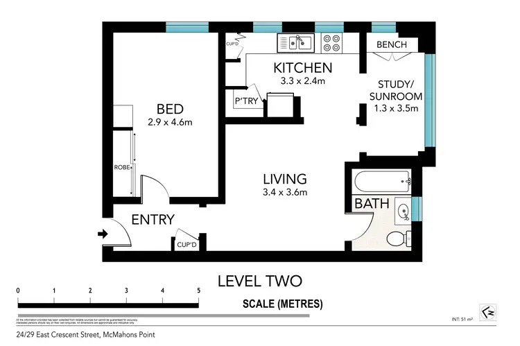 Floorplan of Homely apartment listing, 24/29 East Crescent Street, Mcmahons Point NSW 2060