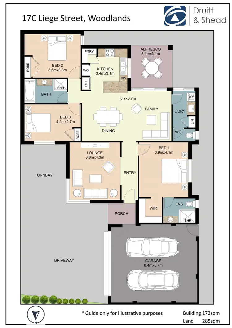 Floorplan of Homely villa listing, 17C Liege Street, Woodlands WA 6018