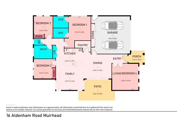 Floorplan of Homely house listing, 16 Aldenham Road, Muirhead NT 810