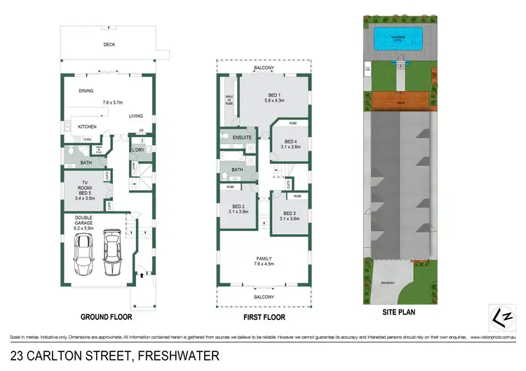 Floorplan of Homely house listing, 23 Carlton Street, Freshwater NSW 2096