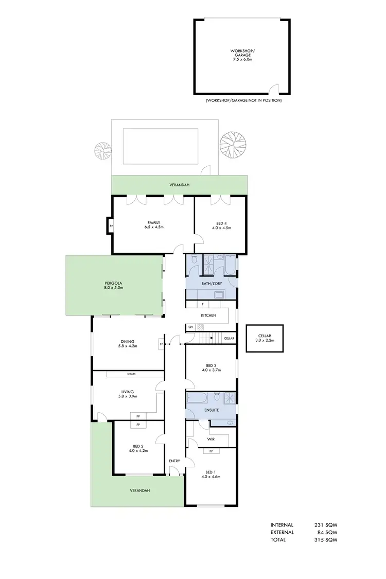 Floorplan of Homely house listing, 11 Bloomsbury Street, Goodwood SA 5034
