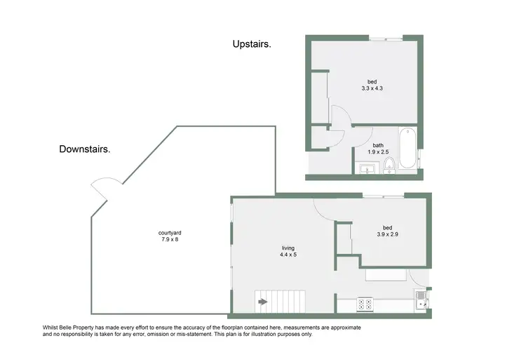 Floorplan of Homely townhouse listing, 1/15-17 Fern Street, Holloways Beach QLD 4878