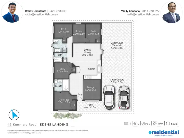 Floorplan of Homely house listing, 45 Kummara Road, Edens Landing QLD 4207