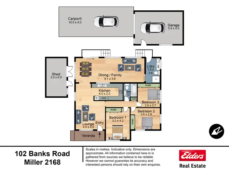 Floorplan of Homely house listing, 102 Banks Road, Miller NSW 2168