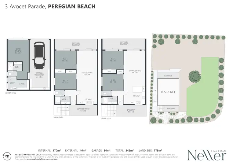 Floorplan of Homely house listing, 3 Avocet Parade, Peregian Beach QLD 4573