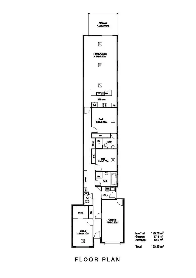 Floorplan of Homely house listing, 5B Gilmore Crescent, Morphettville SA 5043