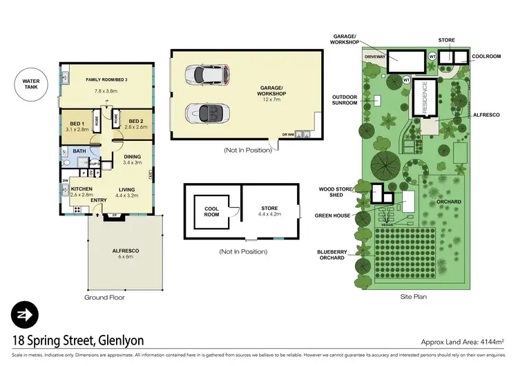 Floorplan of Homely house listing, 18 Spring Street, Glenlyon VIC 3461