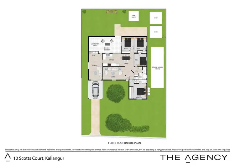 Floorplan of Homely house listing, 10 Scotts Court, Kallangur QLD 4503