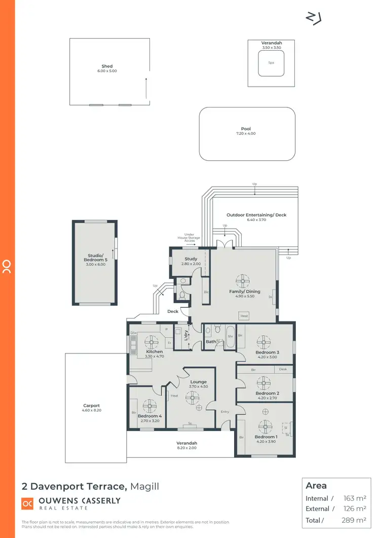 Floorplan of Homely house listing, 2 Davenport Terrace, Magill SA 5072