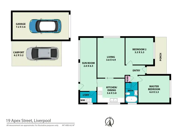 Floorplan of Homely house listing, 19 Apex Street, Liverpool NSW 2170