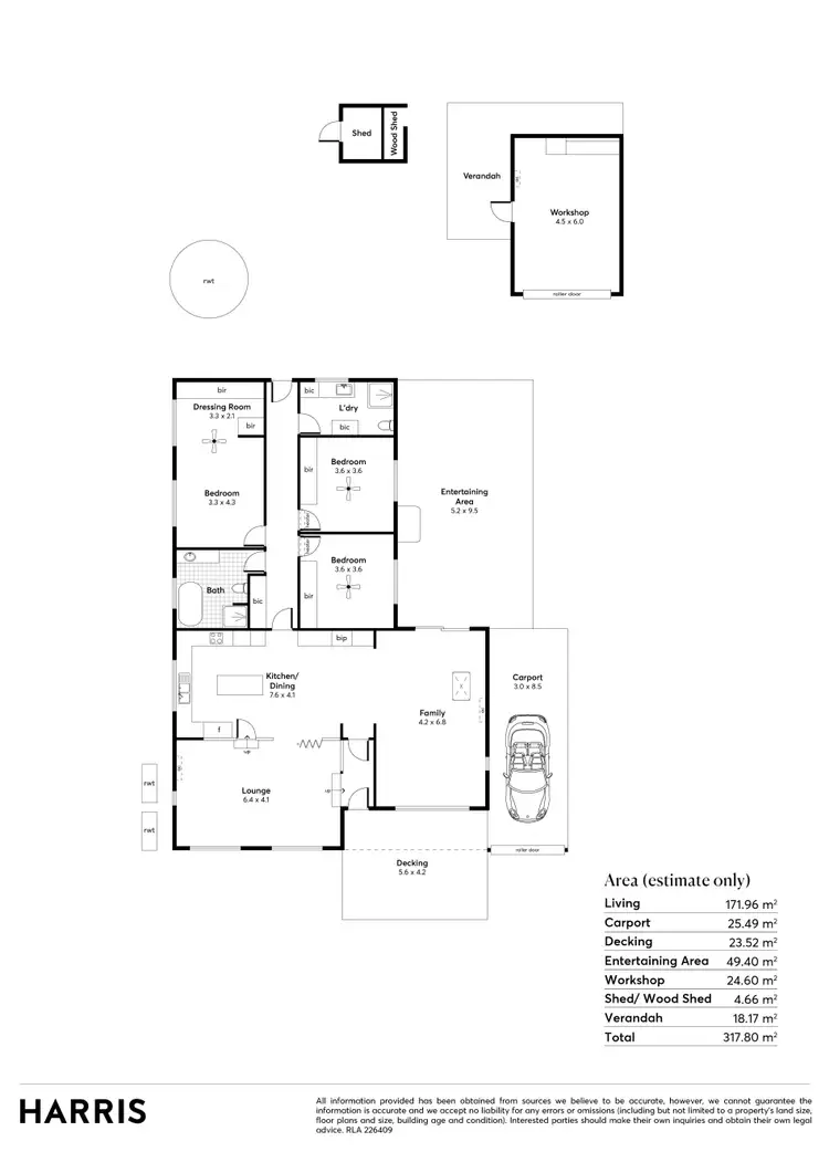 Floorplan of Homely house listing, 55 Dodson Road, Encounter Bay SA 5211