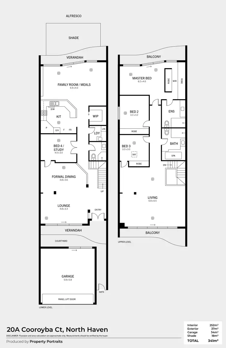Floorplan of Homely house listing, 20A Cooroyba Court, North Haven SA 5018