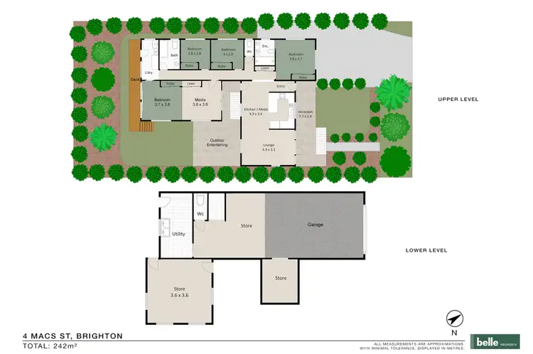Floorplan of Homely house listing, 4 Macs Street, Brighton QLD 4017