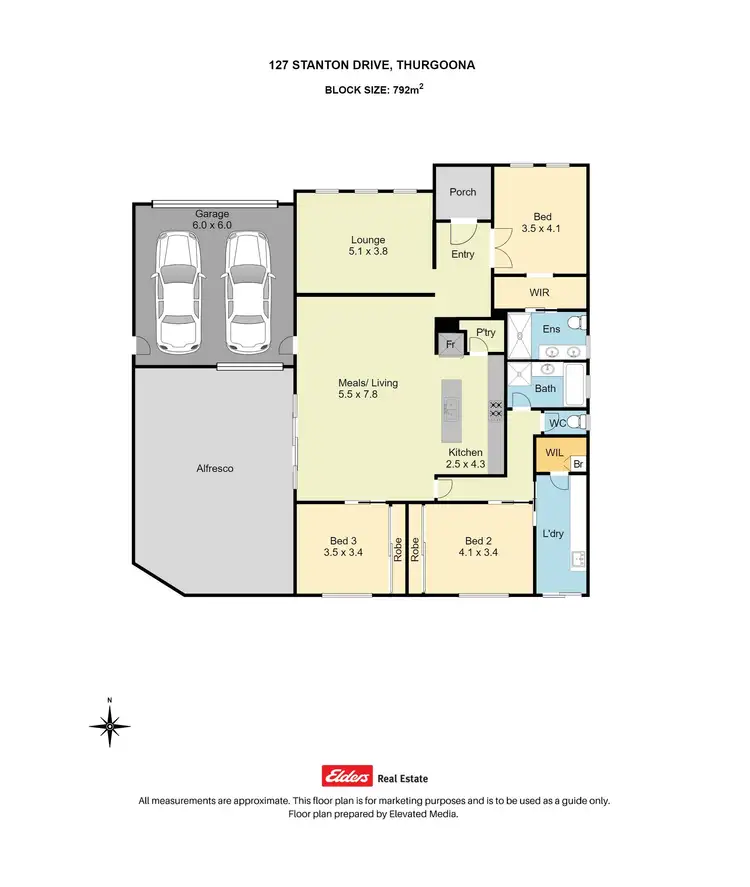 Floorplan of Homely house listing, 127 Stanton Drive, Thurgoona NSW 2640