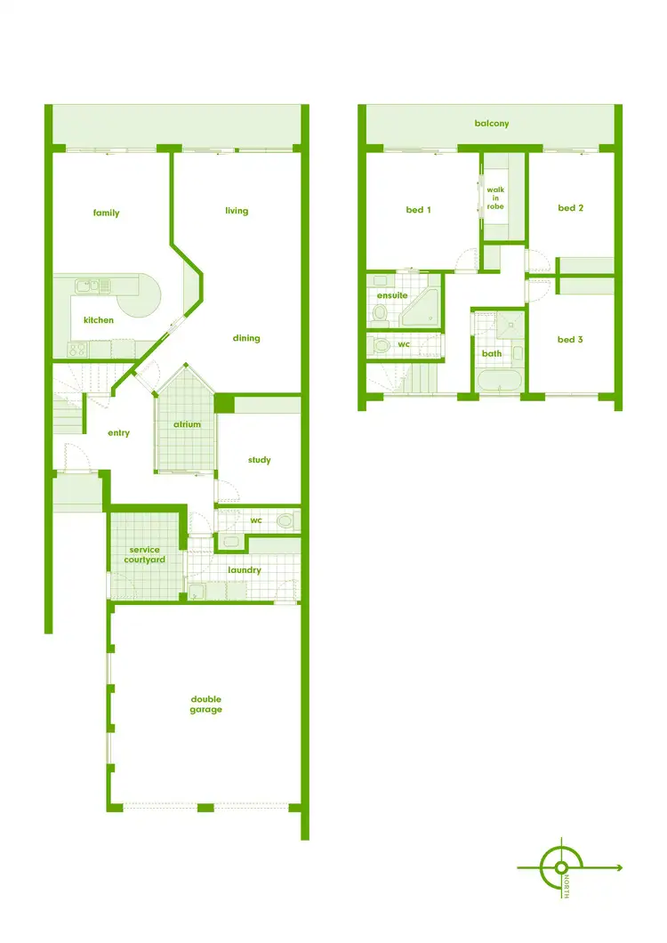 Floorplan of Homely townhouse listing, 57 Mortimer Lewis Drive, Greenway ACT 2900