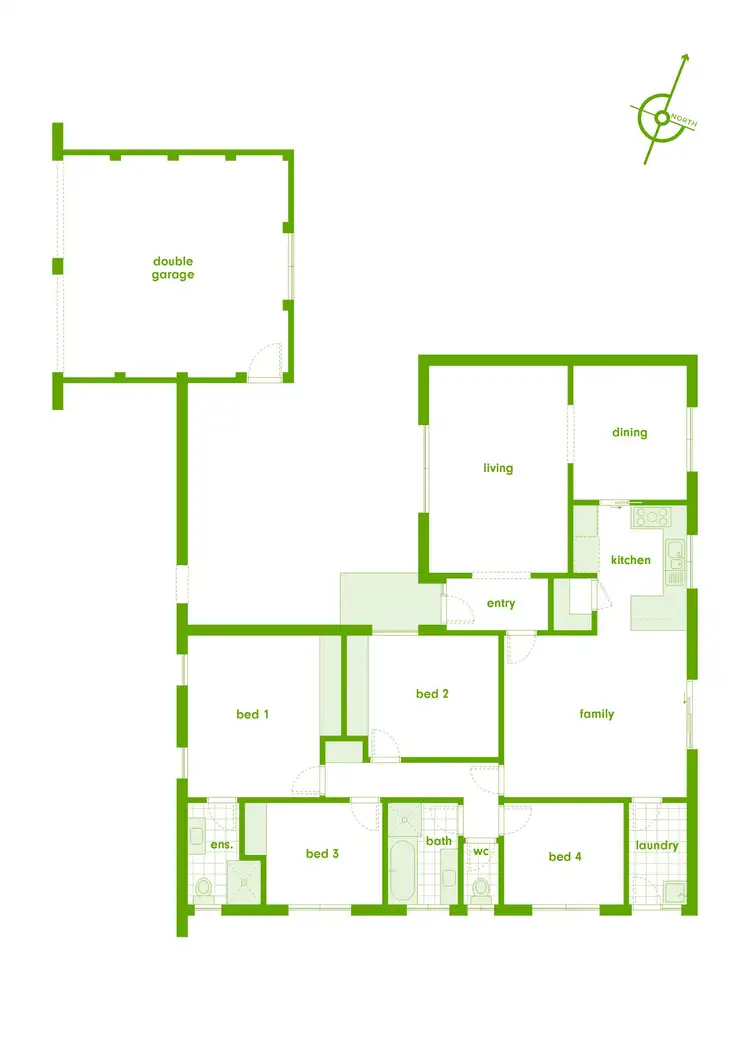 Floorplan of Homely house listing, 60 Rosman Circuit, Gilmore ACT 2905