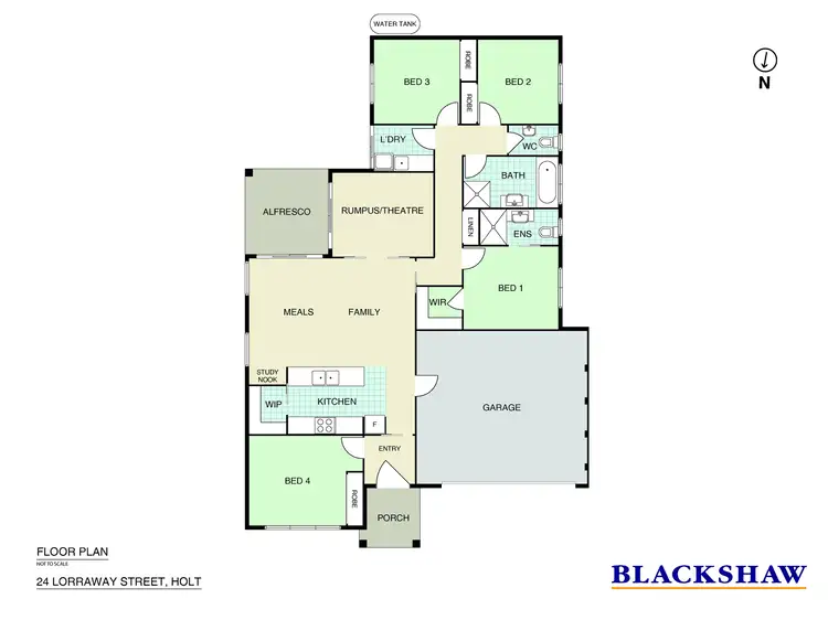 Floorplan of Homely house listing, 24 Lorraway Street, Holt ACT 2615