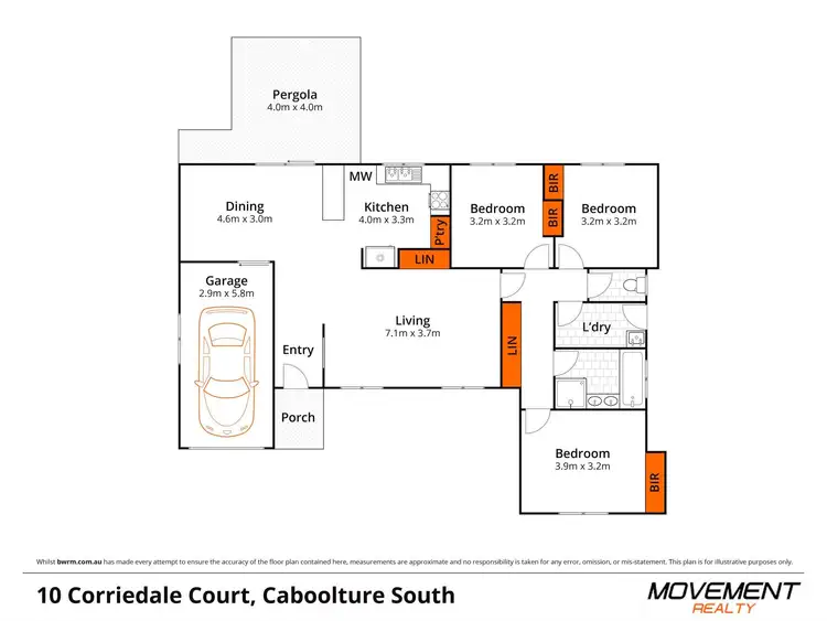 Floorplan of Homely house listing, 10 Corriedale Court, Caboolture South QLD 4510