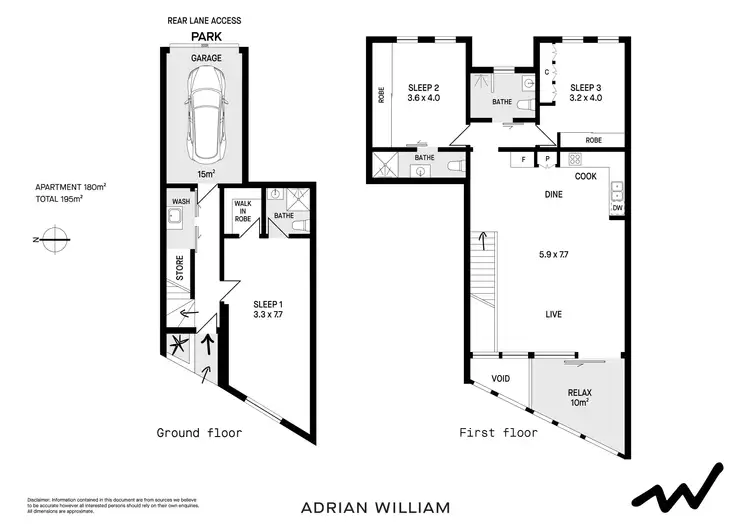 Floorplan of Homely townhouse listing, 14 St Marys Street, Camperdown NSW 2050