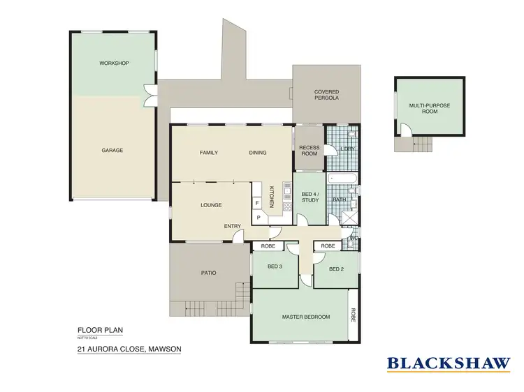 Floorplan of Homely house listing, 21 Aurora Close, Mawson ACT 2607