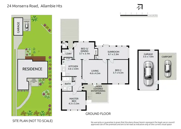 Floorplan of Homely house listing, 24 Monserra Road, Allambie Heights NSW 2100
