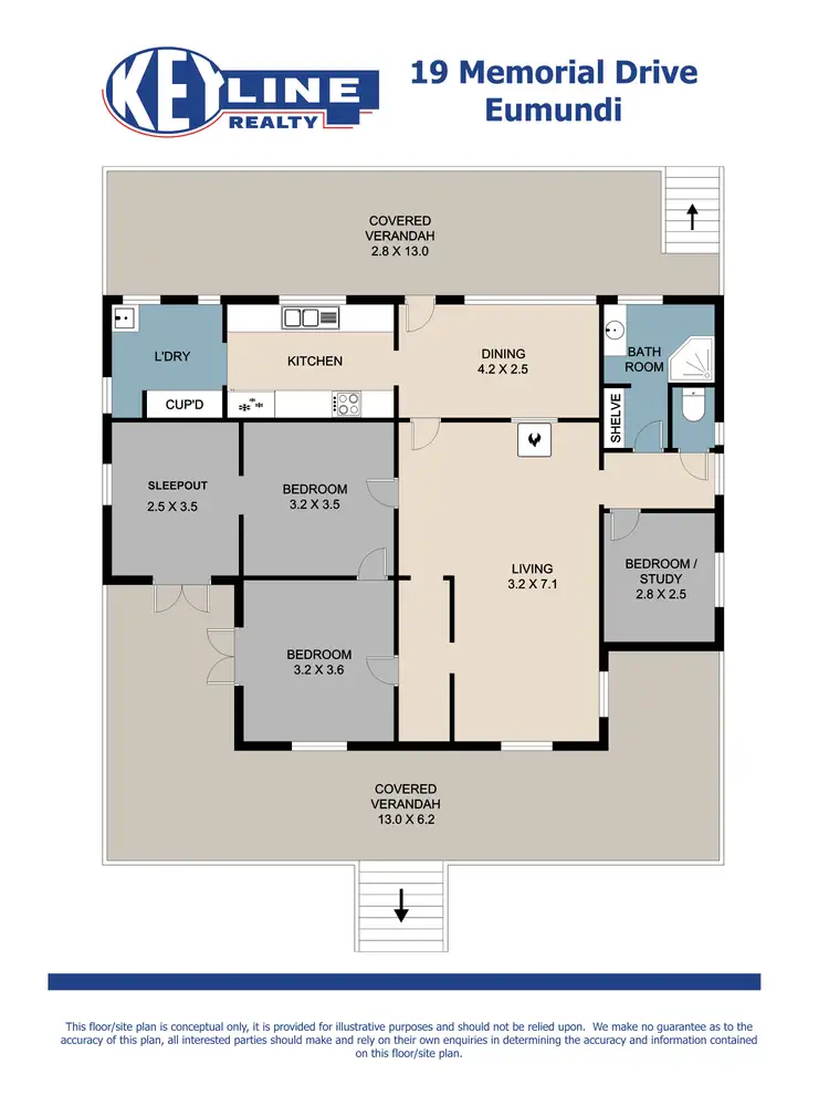 Floorplan of Homely house listing, 19 Memorial Drive, Eumundi QLD 4562