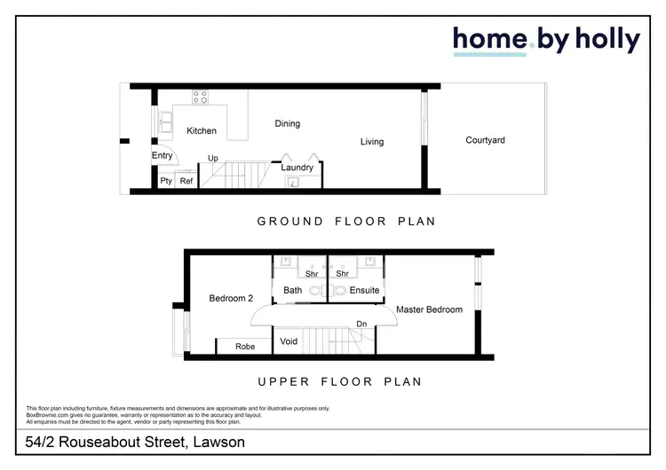 Floorplan of Homely townhouse listing, 54/2 Rouseabout Street, Lawson ACT 2617
