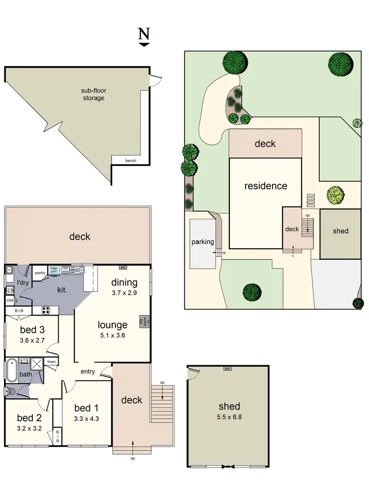 Floorplan of Homely house listing, 474 Victoria Road, Seville VIC 3139